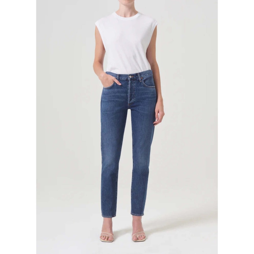 AGOLDE Austin High Rise Straight Leg Jeans Medium Wash size 24